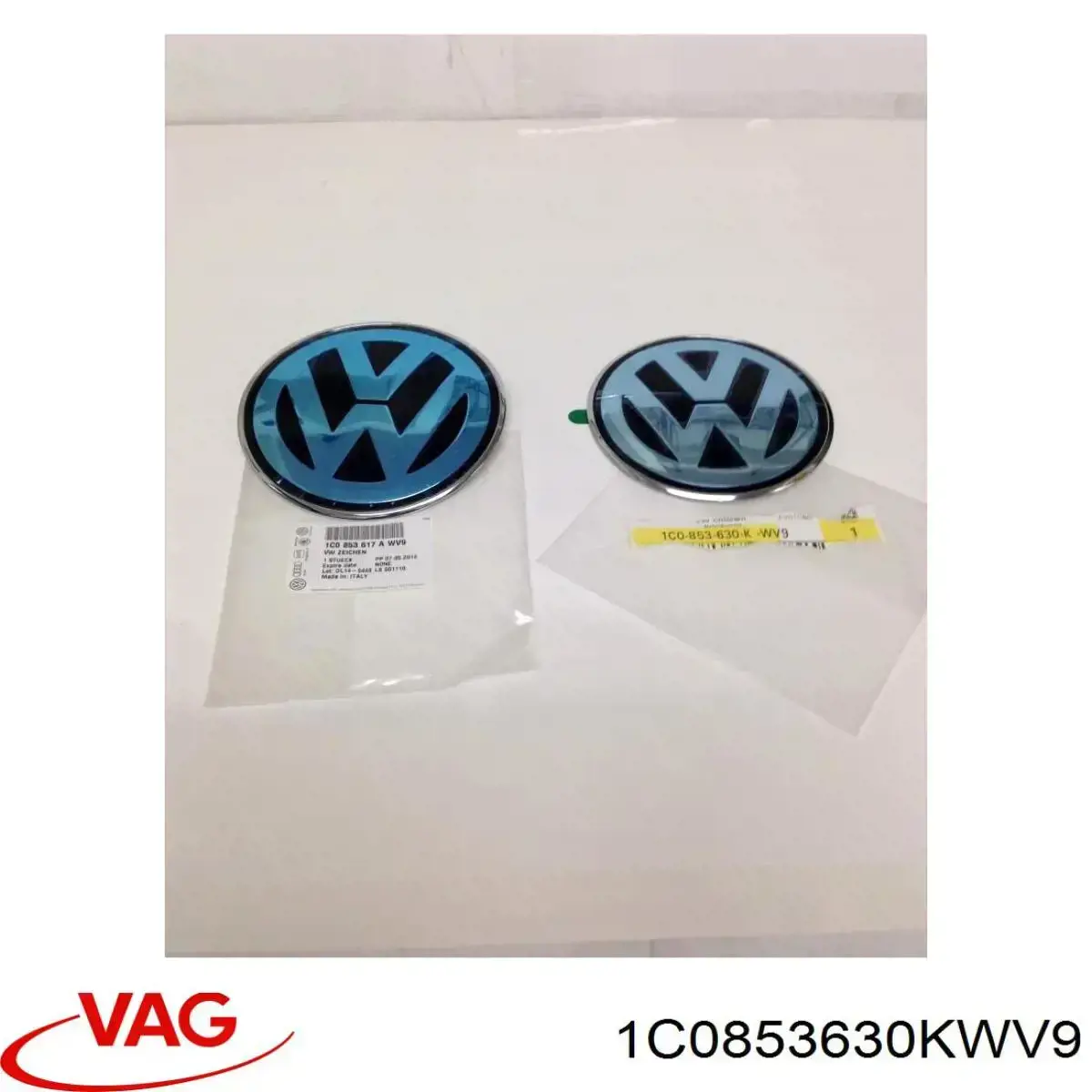 1C0853630KWV9 VAG Емблема кришки багажника, фірмовий значок