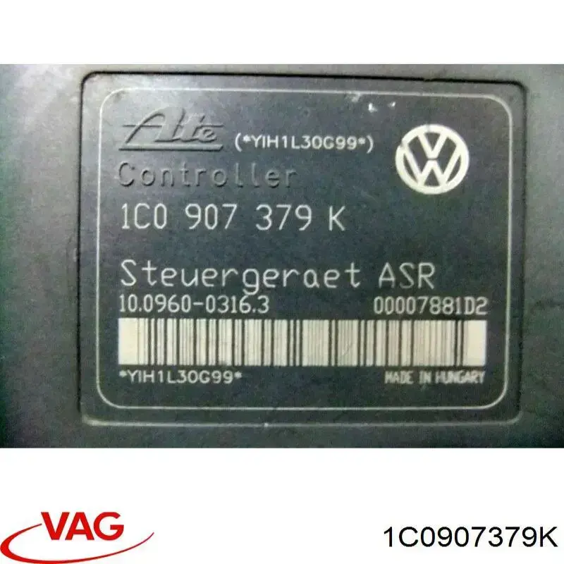 Блок управління АБС (ABS) на Skoda Octavia TOUR I A4 1U2