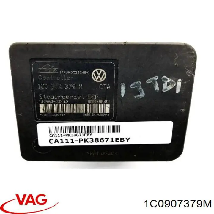 Блок АБС гідравлічний Volkswagen Bora седан (1J2) (1998 - 2005) ціна, від 29.11 USD