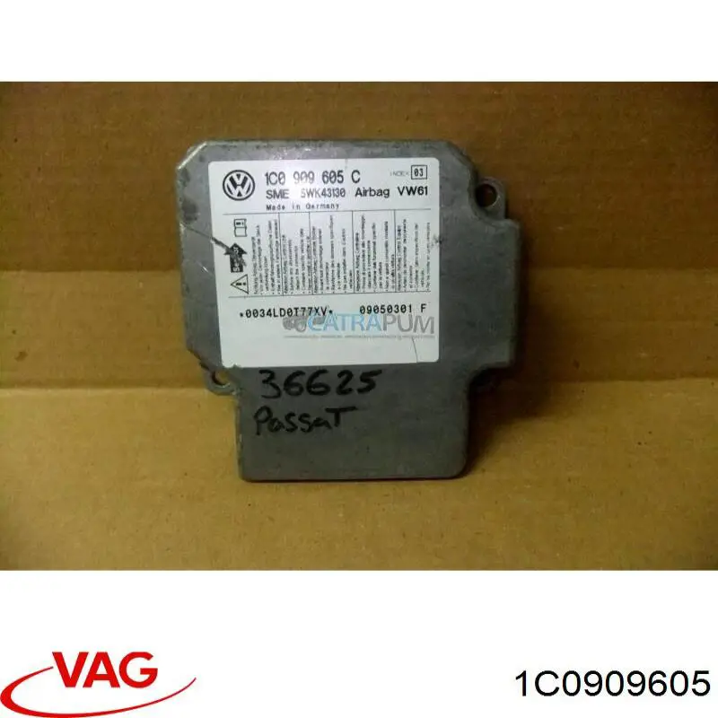 1C0909605 VAG Модуль-процесор управління подушки безпеки