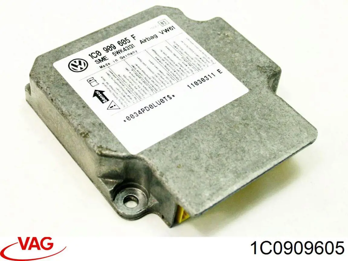 Блок управління airbag VAG 1C0909605