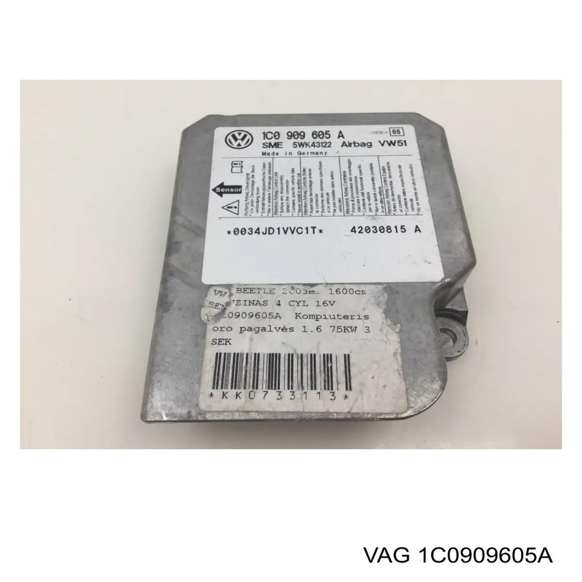 Модуль-процесор керування подушки безпеки VAG 1C0909605A ціна, від 6.33 USD