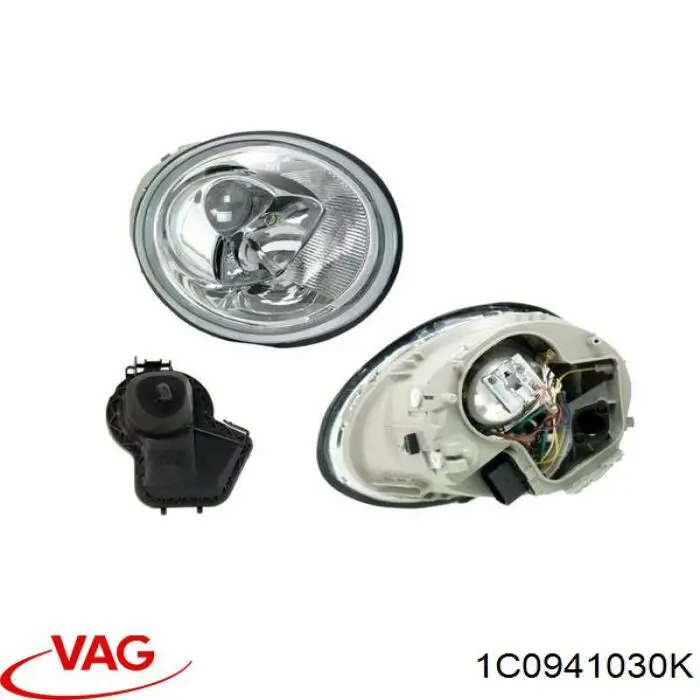 Купити 1C0941030K VAG Права блок фара