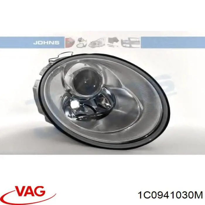 Купити 1C0941030M VAG Фара передня права