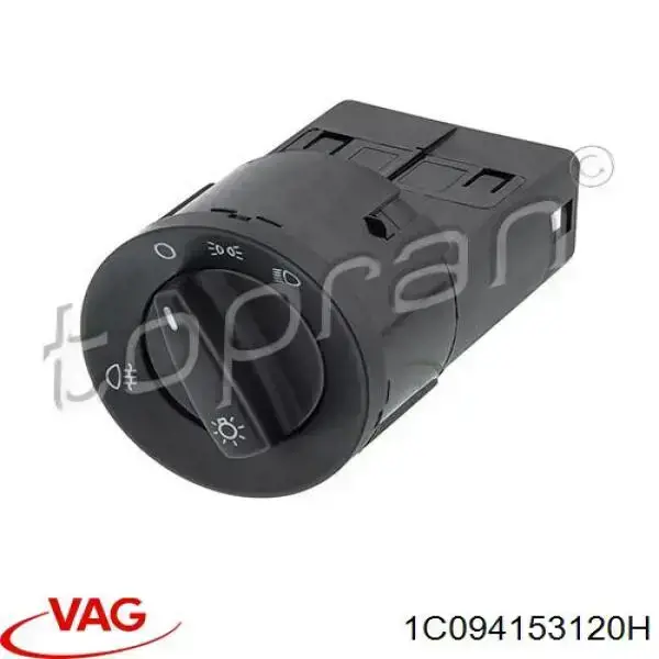 Перемикач світла фар, на "торпеді" 1C094153120H VAG