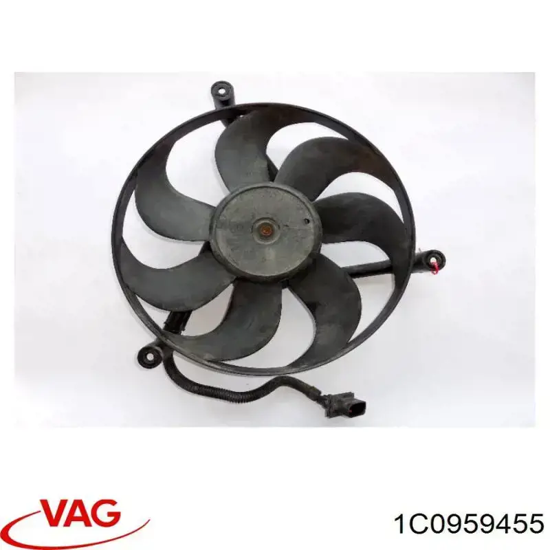 Вентилятор радіатора VAG 1C0959455 ціна, від 50.03 USD