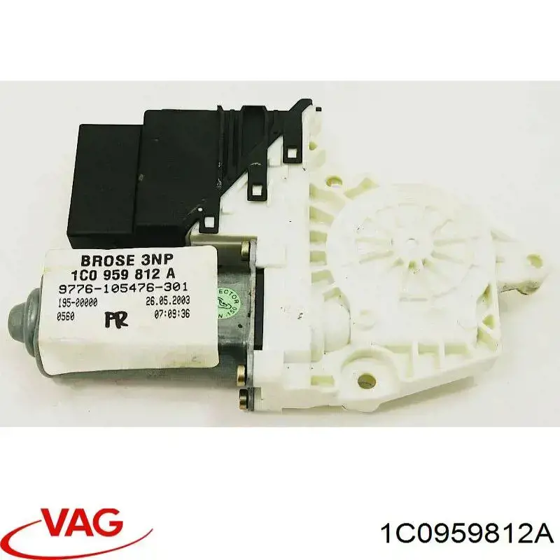 Купити 1C0959812A VAG Двигун стеклопод'емника двері задньої, правої