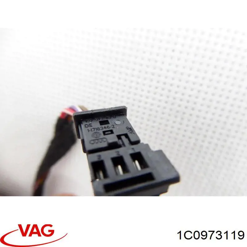 Роз’єм (фішка) універсальний VAG 1C0973119 ціна, від 2.40 USD