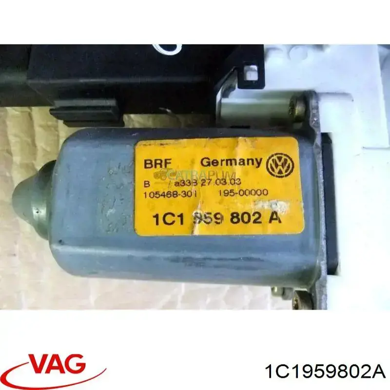Двигун склопідіймача двері передньої, правої VAG 1C1959802A ціна, від 11.07 USD