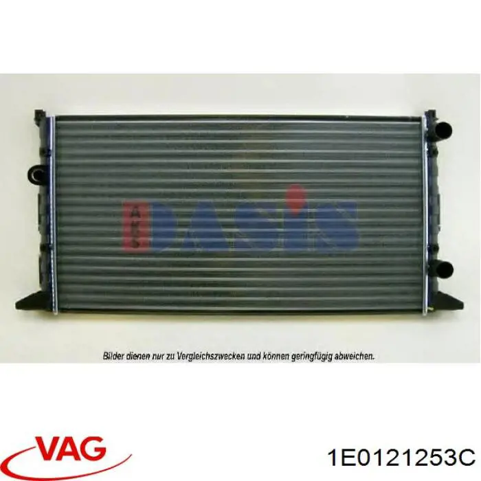 Радіатор основний VAG 1E0121253C ціна, від 52.07 USD