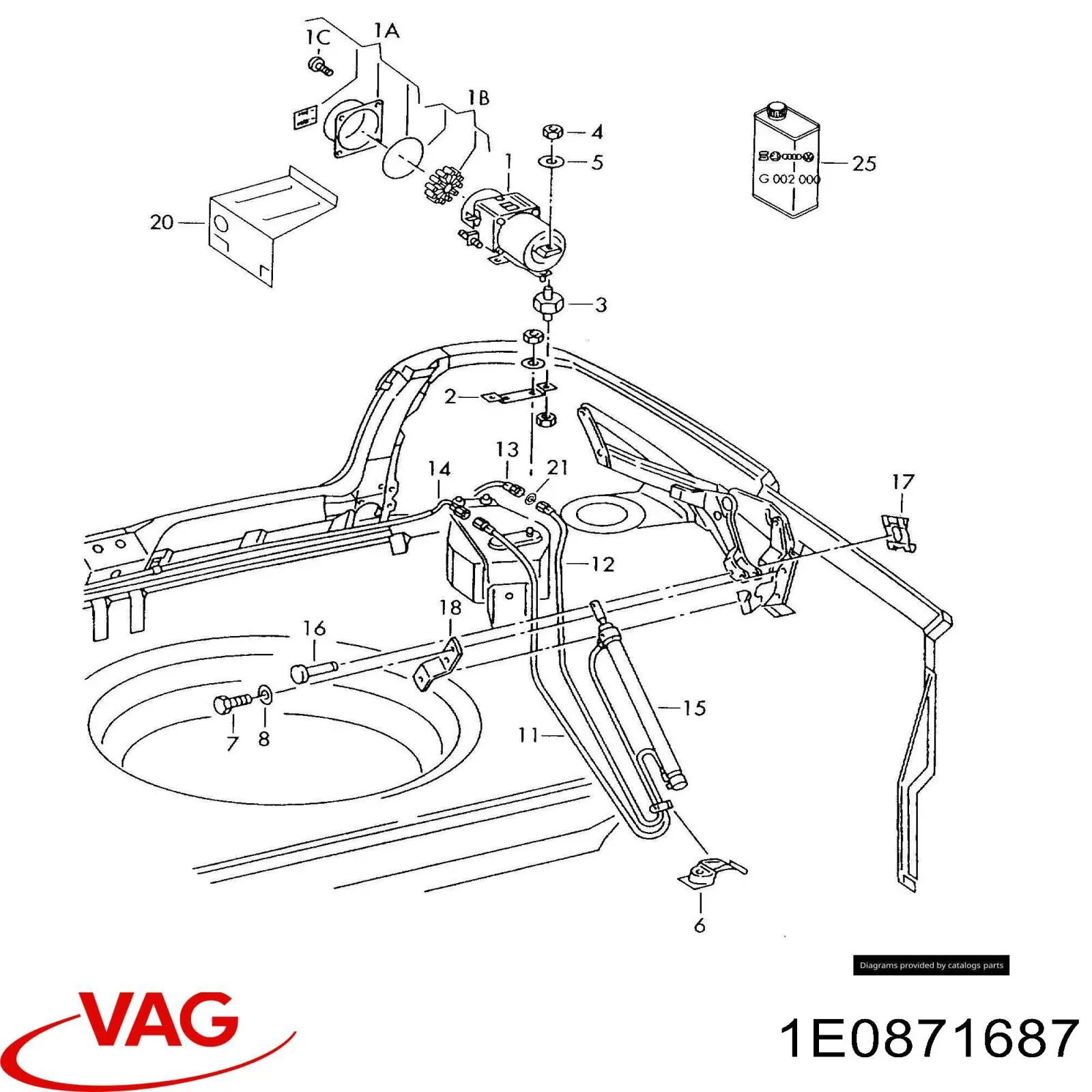  VAG 1E0871687 ціна, від 35.61 USD