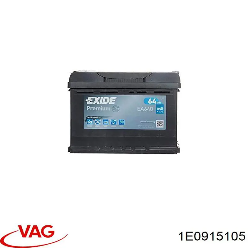 Купити Акумулятор VAG 61 А/г (1E0915105)