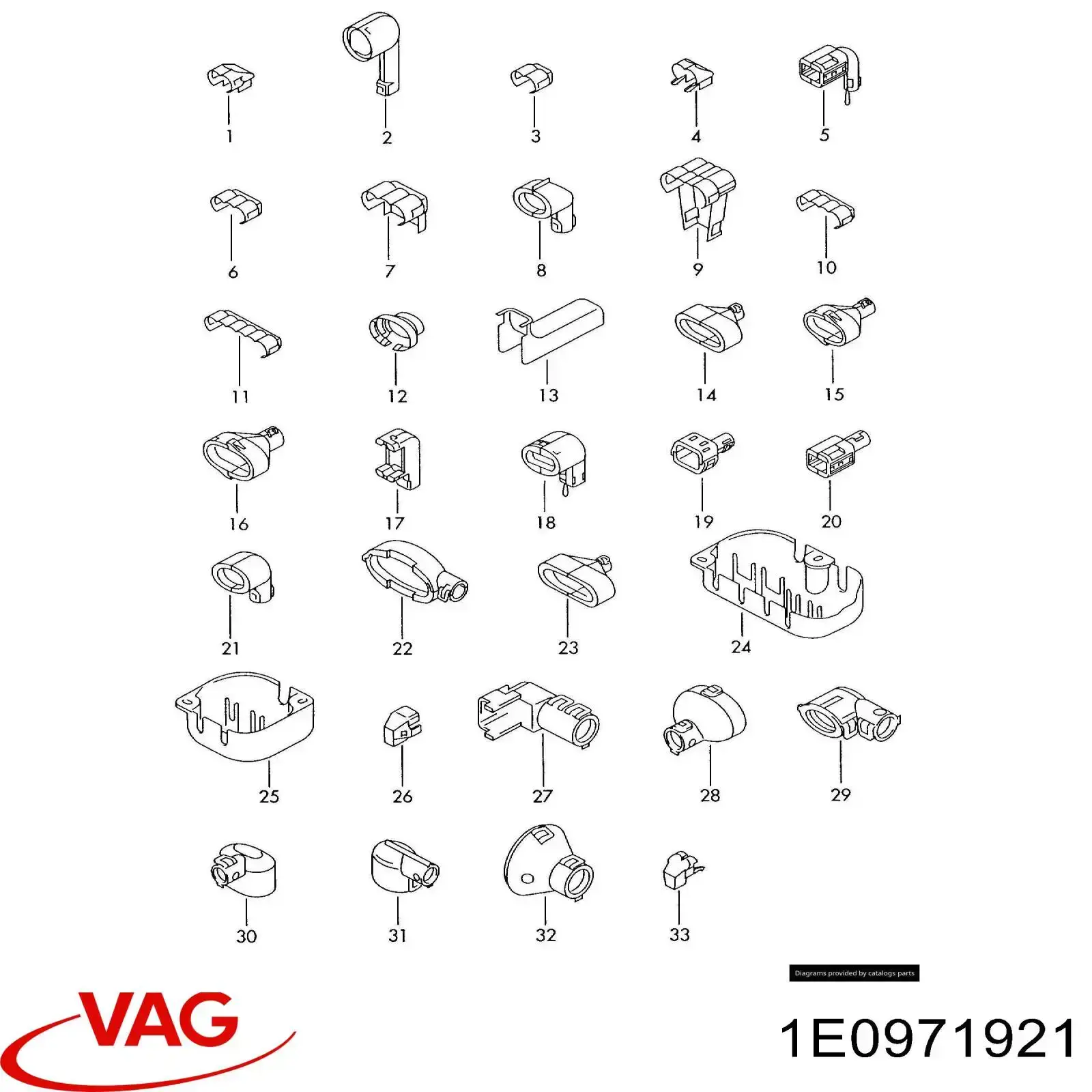  VAG 1E0971921 ціна, від 1.19 USD
