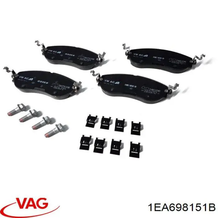 1EA698151B VAG Передні гальмівні колодки