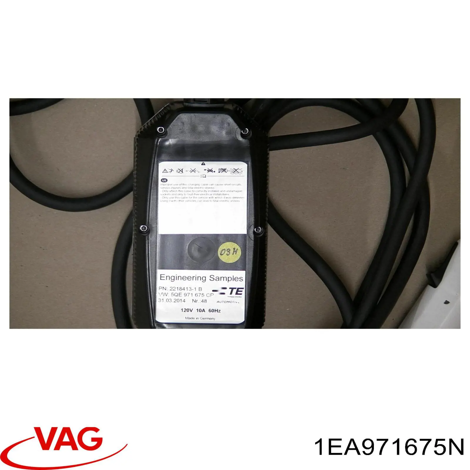 Кабель для заряджання електромобіля VAG 1EA971675N ціна, від 286.68 USD