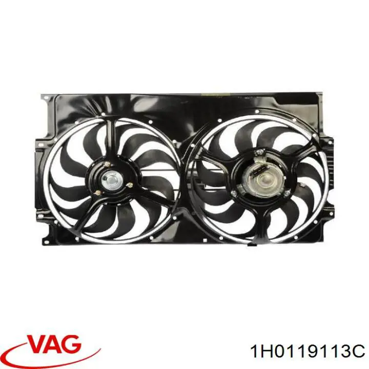 Купити 1H0119113C VAG Вентилятор/крильчатка радіатора охолодження