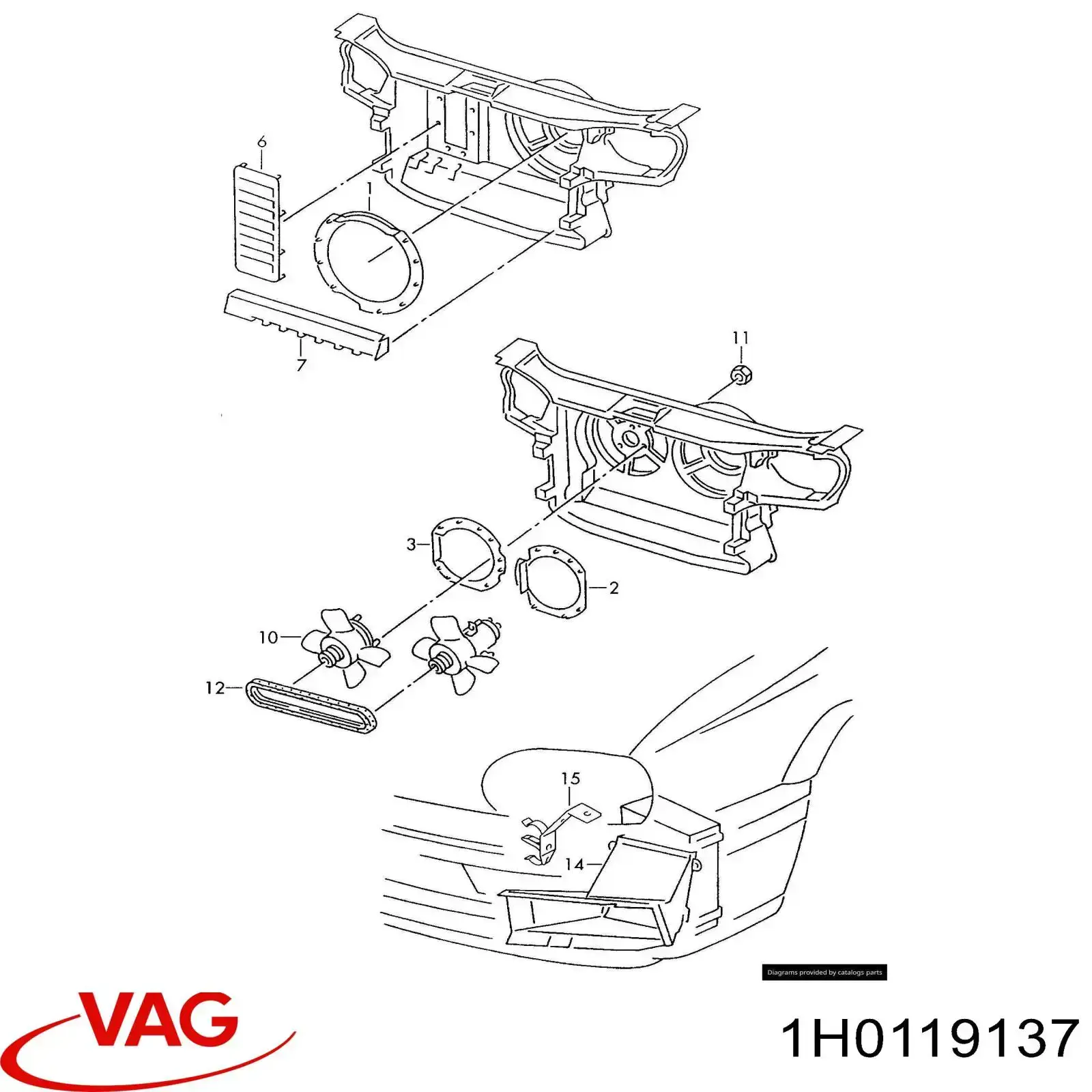 1HO119137 VAG Поліклиновий ремінь