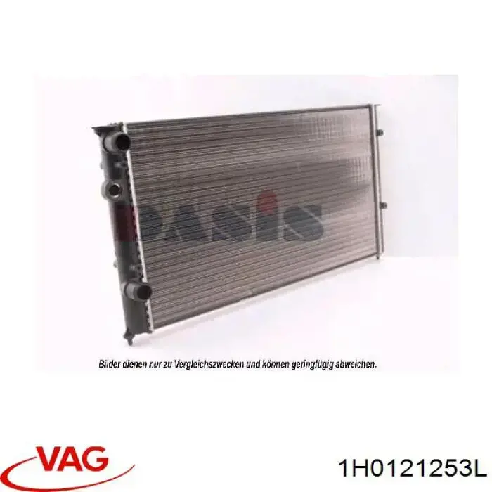 Купити 1H0121253L VAG Радіатор двигуна