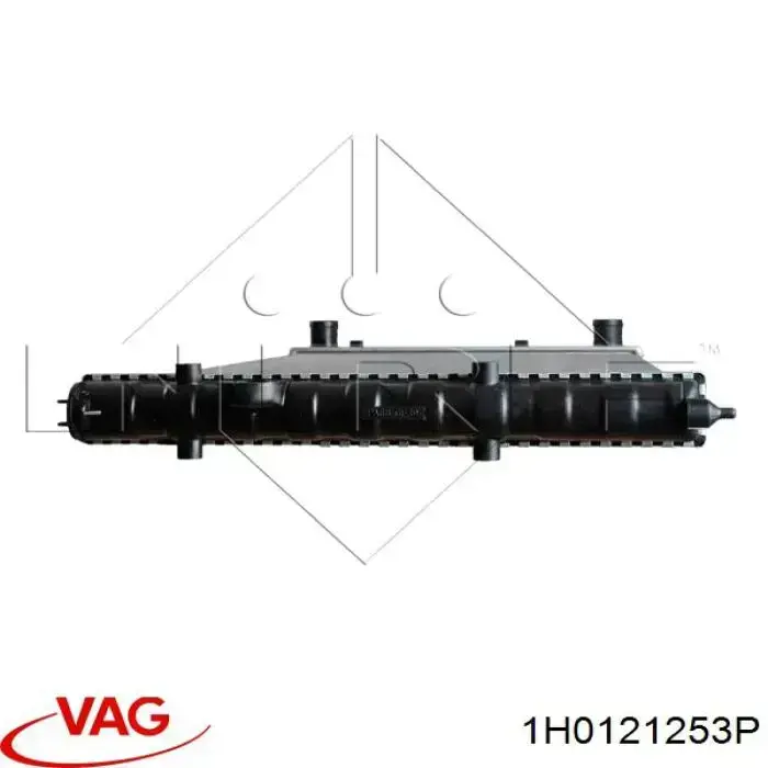 Радіатор основний VAG 1H0121253P ціна, від 46.88 USD
