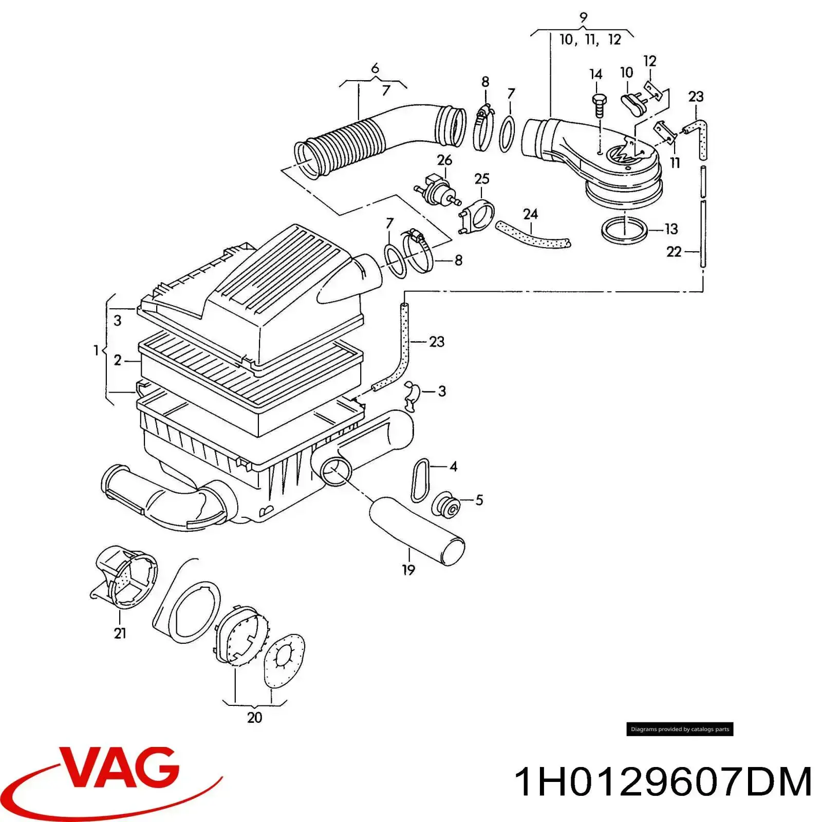 1H0129607BQ VAG 