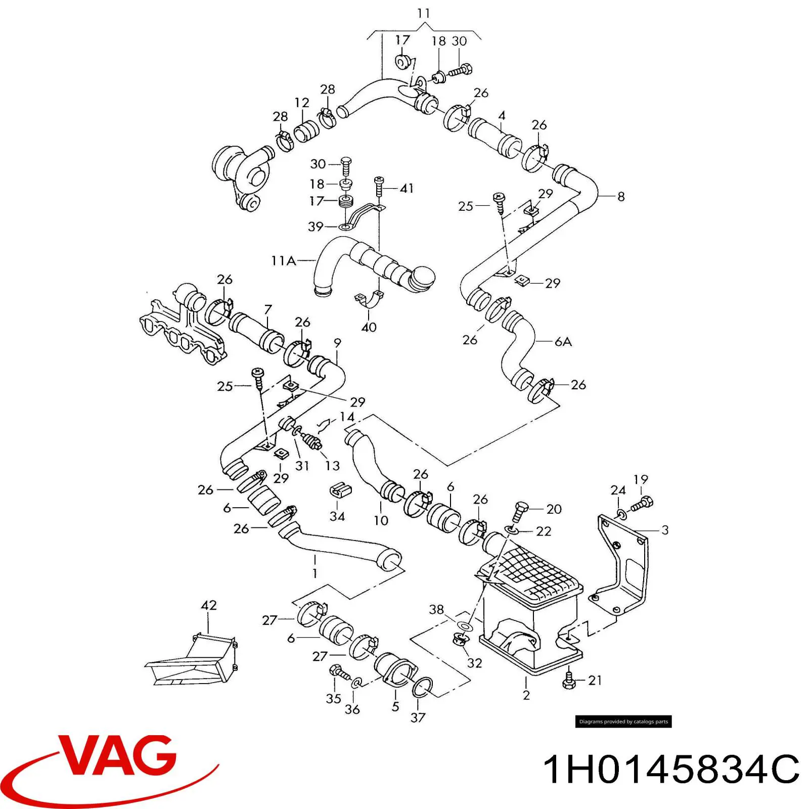  VAG 1H0145834C ціна, від 8.44 USD