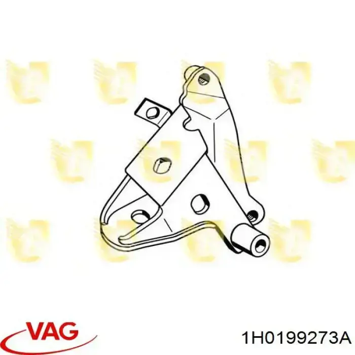 1H0199273A VAG Кронштейн подушки (опори) двигуна, передньої