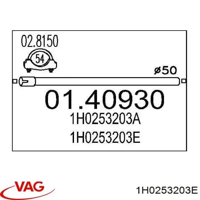 Вихлоп Bosal 789491