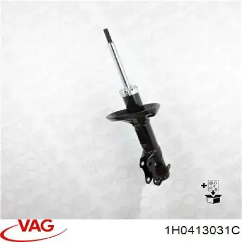Стойка амортизатора передняя VAG 1H0413031C ціна, від 43.31 USD