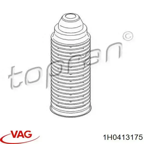 Пильник амортизатора переднього Hans Pries (Topran) 103043546 ціна, від 3.83 USD
