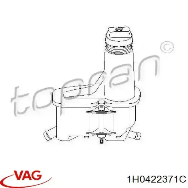 Купити 1H0422371C VAG Бачок насоса ГПР