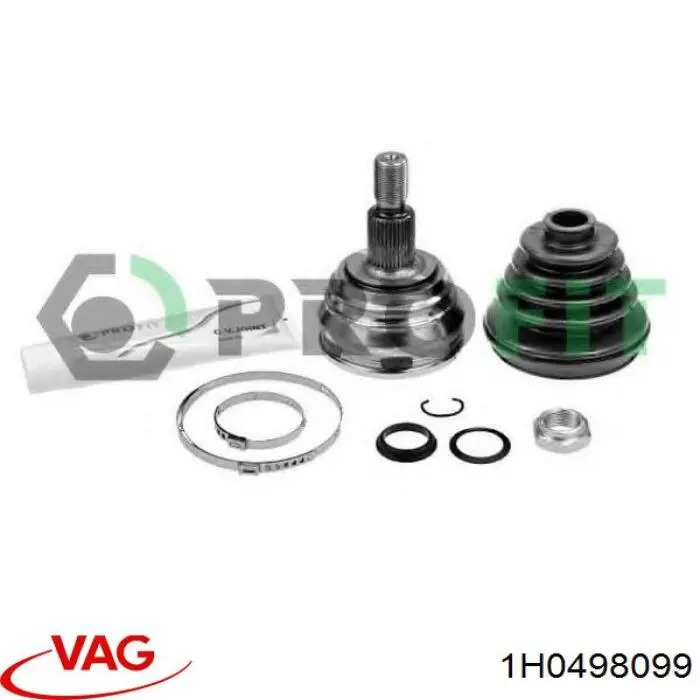 Граната колісна VAG 1H0498099 ціна, від 24.11 USD