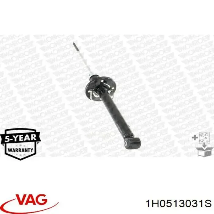 Амортизатор задній 1H0513031S VAG