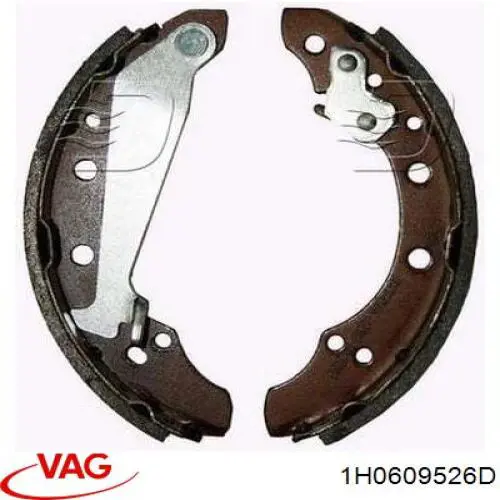 Колодки гальмові задні, барабанні VAG 1H0609526D ціна, від 17.47 USD