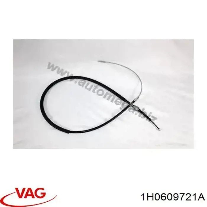 Трос ручного гальма задній, правий/лівий VAG 1H0609721A ціна, від 6.89 USD