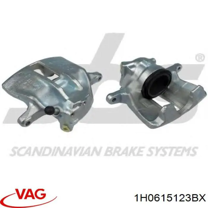 Супорт гальмівний передній лівий VAG 1H0615123BX ціна, від 54.44 USD