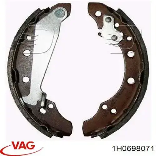 Колодки гальмові задні, барабанні VAG 1H0698071 ціна, від 16.96 USD