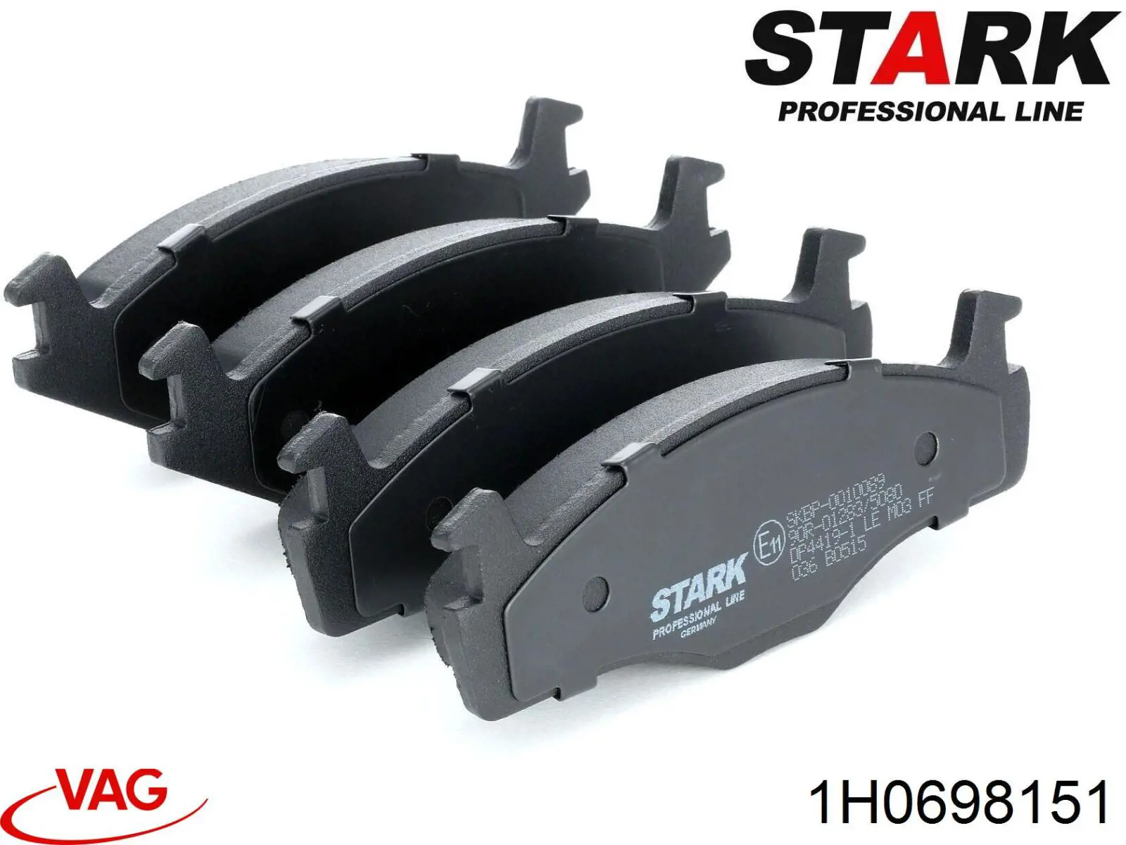 Гальмівні колодки VAG 1H0698151 ціна, від 13.08 USD