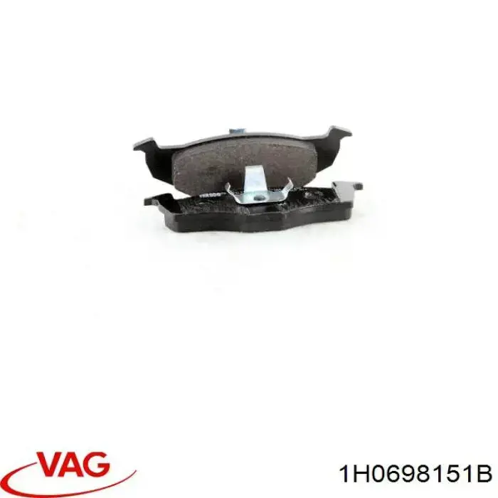 Гальмівні колодки VAG 1H0698151B ціна, від 16.79 USD