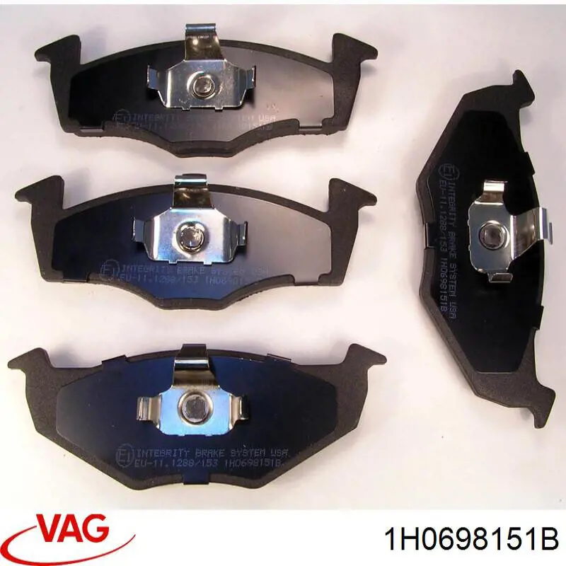 Гальмівні колодки VAG 1H0698151B ціна, від 16.79 USD