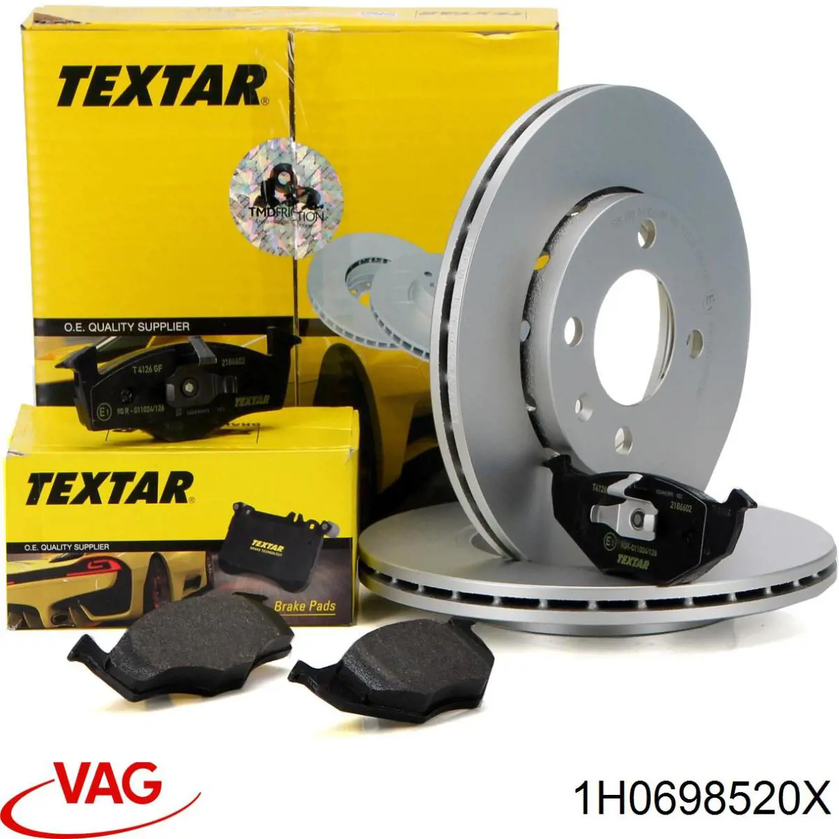 Колодки гальмові задні, барабанні 1H0698520X VAG