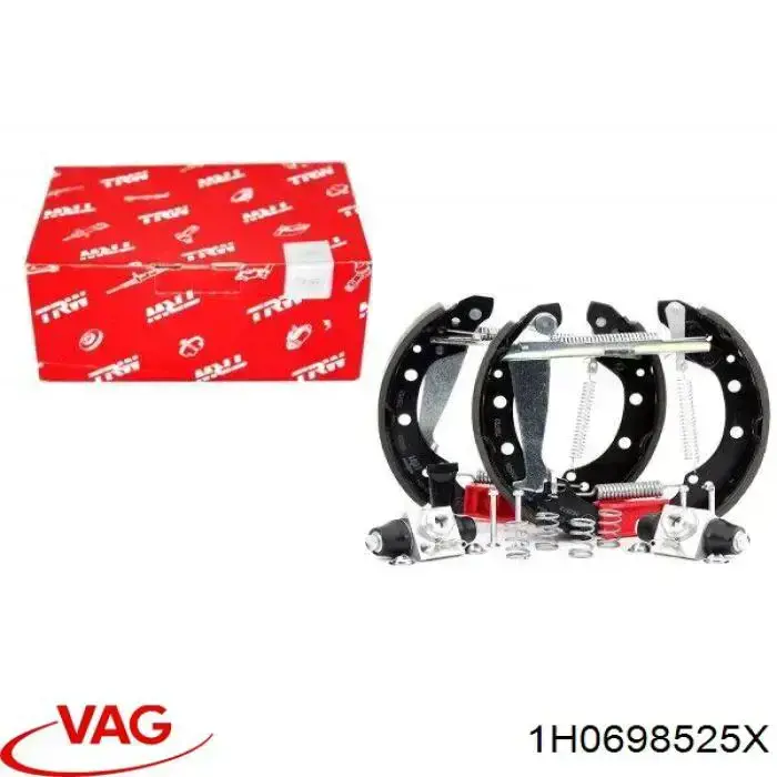 Колодки гальмові задні, барабанні VAG 1H0698525X ціна, від 15.62 USD