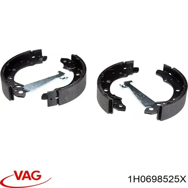 Колодки гальмові задні, барабанні 1H0698525X VAG