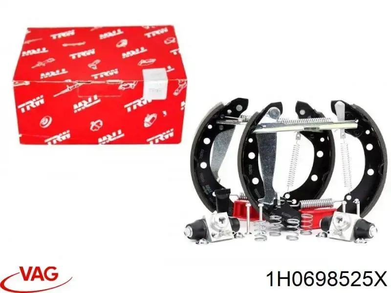 Колодки гальмові задні, барабанні VAG 1H0698525X ціна, від 15.62 USD