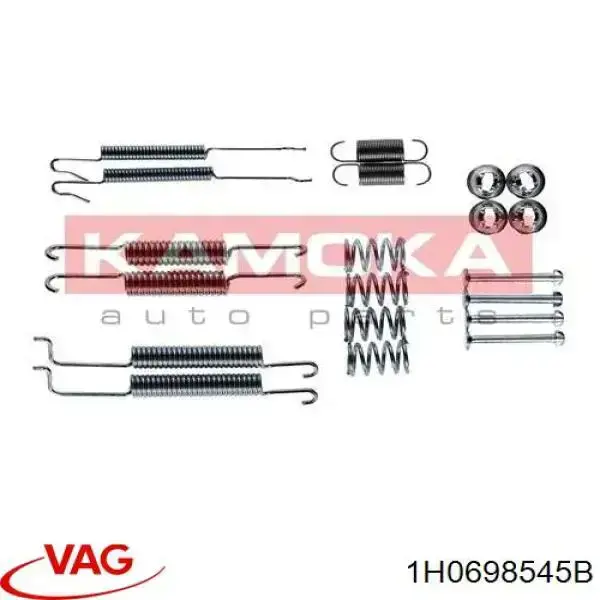 Купити 1H0698545B VAG Монтажний комплект задніх барабанних колодок