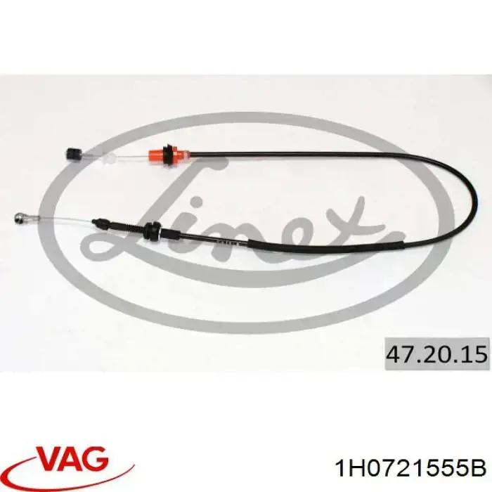 Купити 1H0721555B VAG Трос газу