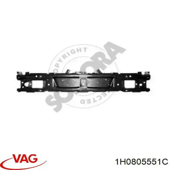 Шина бампера переднього VAG 1H0805551C ціна, від 44.32 USD