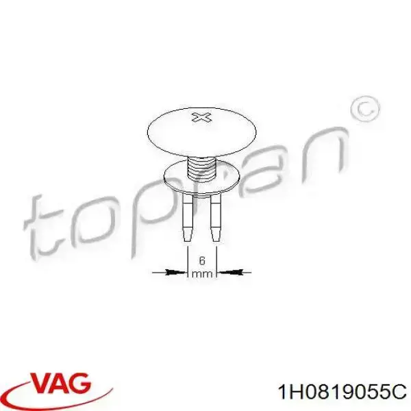 Пістон кліп кріплення жабо Signeda T31310 ціна, від 0.45 USD