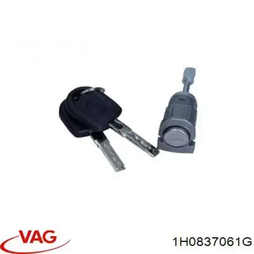 Купити 1H0898061G VAG Личинка замка дверей передньої