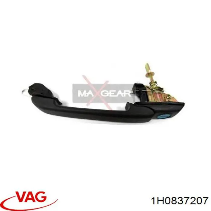 Ручка передньої двері зовнішня ліва VAG 1H0837207 ціна, від 9.93 USD