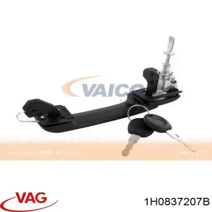Ручка передньої двері зовнішня ліва VAG 1H0837207B ціна, від 9.76 USD